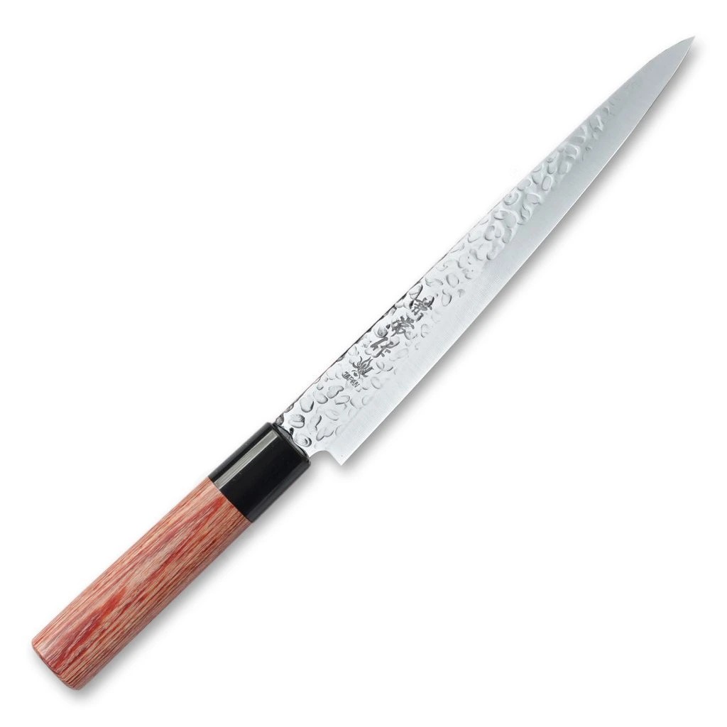 foto Japonsk� pl�tkovac� n�� Sujihiki 210mm Kanetsune KC-950 Tsuchime Series